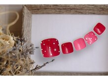 FASTNAIL松戸駅西口店【パラジェル/ジェルネイル専門/定額/マグネット/フットネイル】/春ネイル チーク 【11881】