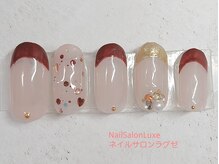 ネイル サロン ラグゼ(Nail Salon Luxe)/ボルドーフレンチ