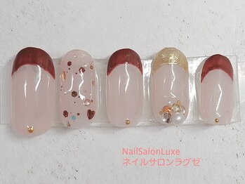 ネイル サロン ラグゼ(Nail Salon Luxe)/ボルドーフレンチ