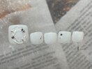 ホワイトラメフットネイル