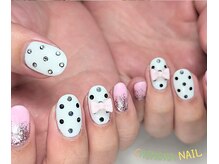 チモカネイル(CHIMOKA NAIL)/持ち込みデザイン￥9000