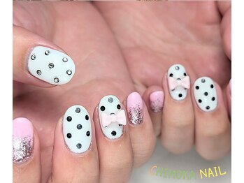 チモカネイル(CHIMOKA NAIL)/持ち込みデザイン￥9000