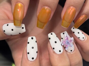 FM1120ネイルズ(FM1120.NAILS)の写真/【全メニュー付替オフ無料】トレンドの海外風アートややり放題も、オフ代を気にせずお得に楽しめる