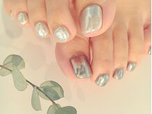 ネイルサロン ティディ(TIDY)/ミラーネイル(フット)