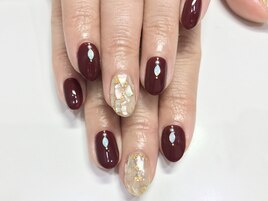 くすみワンカラーネイル☆