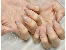 クリア(Clear)/ナチュラルピンクグラデーション