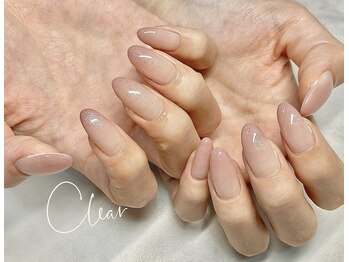 クリア(Clear)/ナチュラルピンクグラデーション