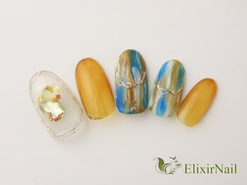 エリクサーネイル 五反田(Elixir Nail)/定額b カジュアル/クーポン使用
