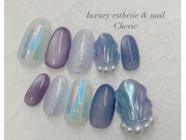 マーメイド/オーロラネイル