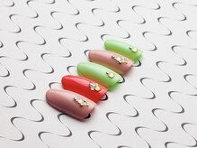 アデリー(ADELIAE)/【単色カラー】＋ストーンアート