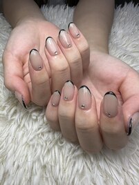 スキニーフレンチネイル