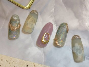 ネイル ラグーン 大泉学園(nail Lagoon)/Mプラン　和　ニュアンス