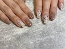 ミラー×牛風ニュアンスネイル