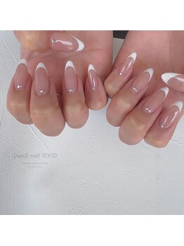 リアンスネイル ヴィヴィッド 岡山店(LianS nail ViViD)/バーチャルフレンチ