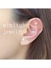 【new!】耳ツボジュエリー10粒まで¥4200　※施術とセットで￥3700
