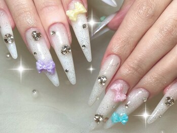 エスフィーネイルサロン ブリーユ(Esfy nailsalon Brille)の写真/自他店共に付替えオフずっと無料![ジェル付放¥10800/スカ付放¥14700/スカ定額¥12400]他にはないNEWパーツ有