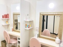 ジェイエステティック 郡山店/お帰り前は充実のメイクブースへ