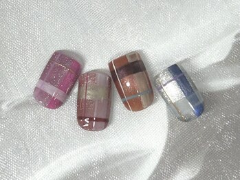 春夏のチェックアート