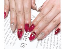 ダリアリー(Darialy)/赤べっこうネイル