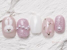 チェリーうさぎ3Dピンク￥10550