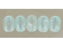 ビュー バイ ネオリーブ 用賀店(beau'r by neolive)/オーロラぷっくりネイル