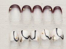 ネイルサロン ノーネイル 横浜/ニュアンスフレンチ　￥4990