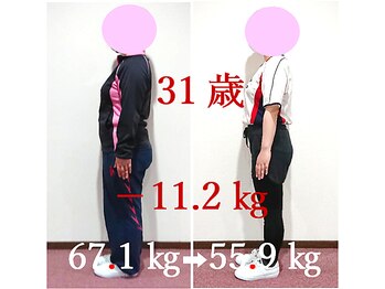 リーフィットネス 静岡店(Le-Fitness)/半年でスッキリしました！