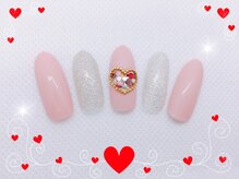 パインキュート(Pine Cute)/バレンタインネイル☆ 4800円