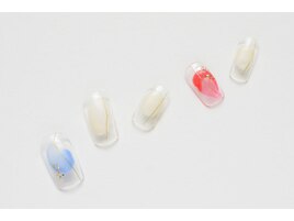 塗りかけネイル