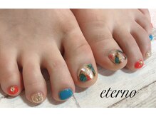 エテル(eterno)/ターコイズフットネイル