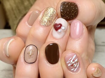 エチュラ(Achura)/バレンタインネイル