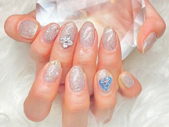 エミラボーテ 天王寺(Emi la beaute)/シルバーフラッシュ韓国ネイル