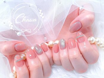 チャワ(Chawa)の写真/【シンプル×美フォルム☆ワンカラー¥5000】仕事帰りのOLさんも通いやすい!21時まで営業◎ネイル初心者も♪