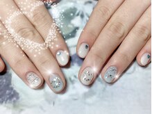 ハッピービューティー(Happy Beauty)/リボン＆ハートネイル