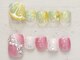 ノーネイル 自由が丘(NO NAIL)の写真/夏を先取り♪2025年NEW*フットネイルデザイン【写真】新作6/1～レモンネイル×リボンネイル¥4990自由が丘駅