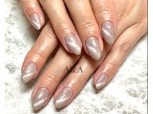 アイラッシュサロン エーアンドエー(eyelash salon A&A)/マグネットグレーワンカラー