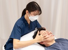 眼の整体院 アイケアLaBo前橋店（眼精疲労/視力低下/首肩こり）の雰囲気（眼筋筋膜リリース(低周波)で改善します◎[ヘッドスパ/リンパ]）