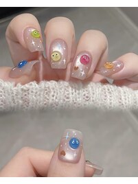 可愛い秋ネイル