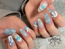 カシュカシュ(Cache Cache)/雪だるま冬ネイル