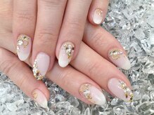 ロココ ラブリヤ ネイル 岡崎店(Rococo Lovelya Nail)/シンプルビジューネイル