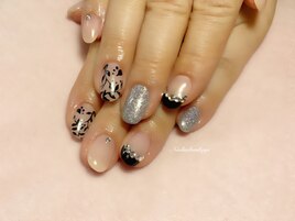 アートし放題　手書きフラワー