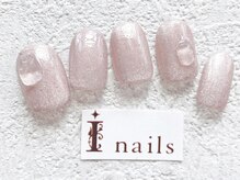 アイネイルズ 梅田店(I nails)/マグネットサンド天然石￥7700