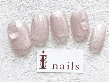 アイネイルズ 梅田店(I nails)/マグネットサンド天然石¥7700