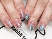 ネイルサロン ラビットフット(Rabbit foot)/新規ラメグラ4000円