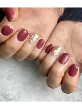 キラキラ☆シェル敷きつめ