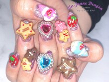 アン ジョーヌドラゴ/【自爪ネイル】ゴテゴテネイル