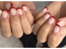 ダブリューアイラッシュ 中野(W.eyelash)/フレンチネイル