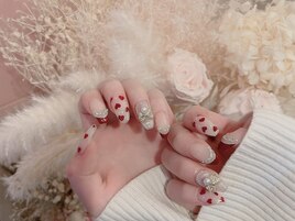 バレンタインネイル#新宿ネイル