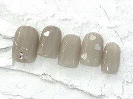 キラキラベージュハート￥5800