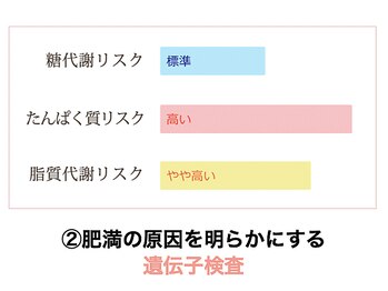 整体院 誠天/2、肥満原因が分かる遺伝子検査